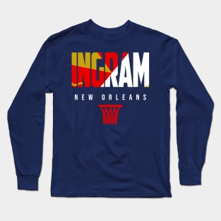 Ingram New Orleans Basketball Warmup Long Sleeve T-Shirt